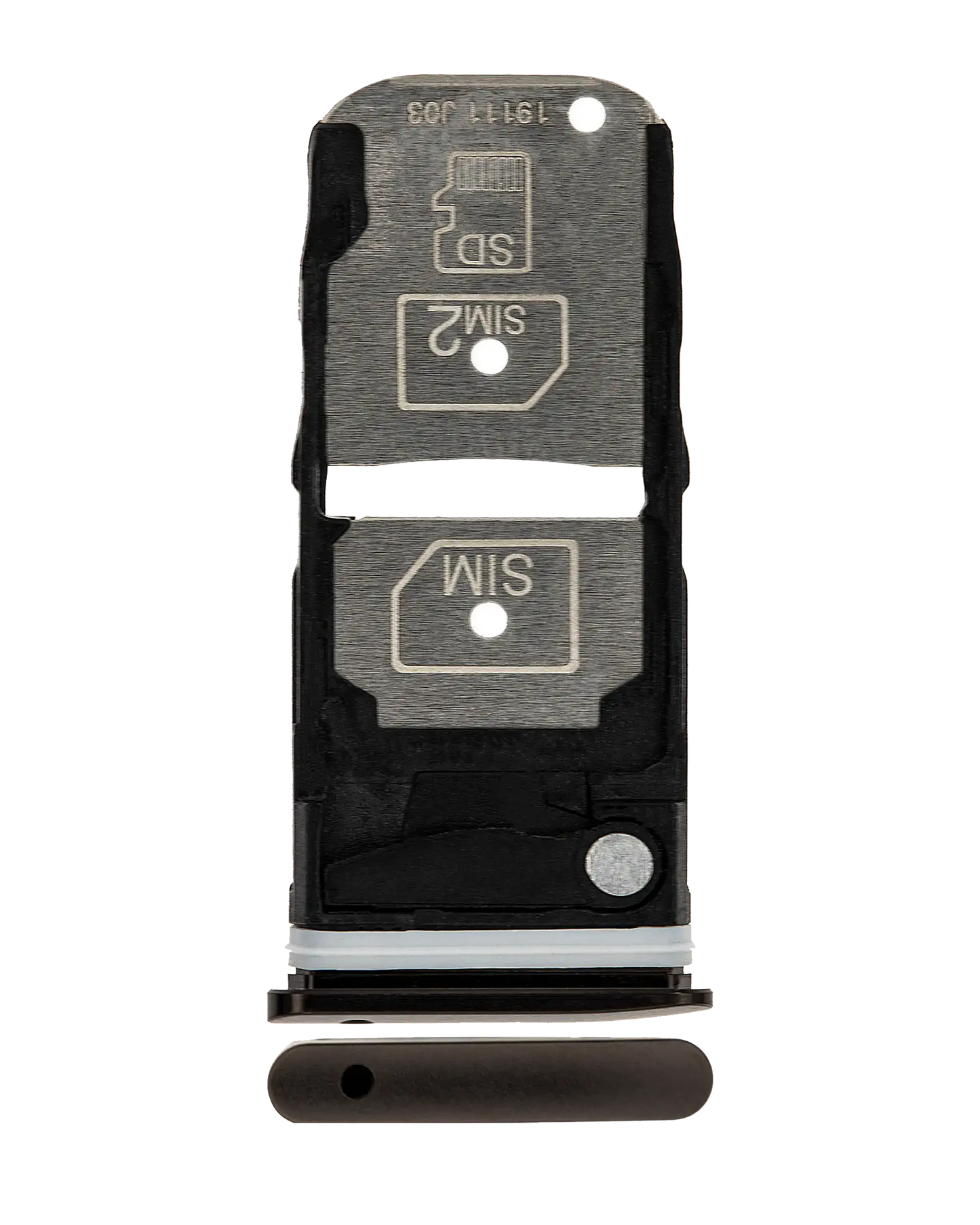 Sim Card Tray For Motorola One Zoom (XT2010-01 / 2019) (Electric Gray) - Motorola replacement part - product image 1 - SKU 107082049334