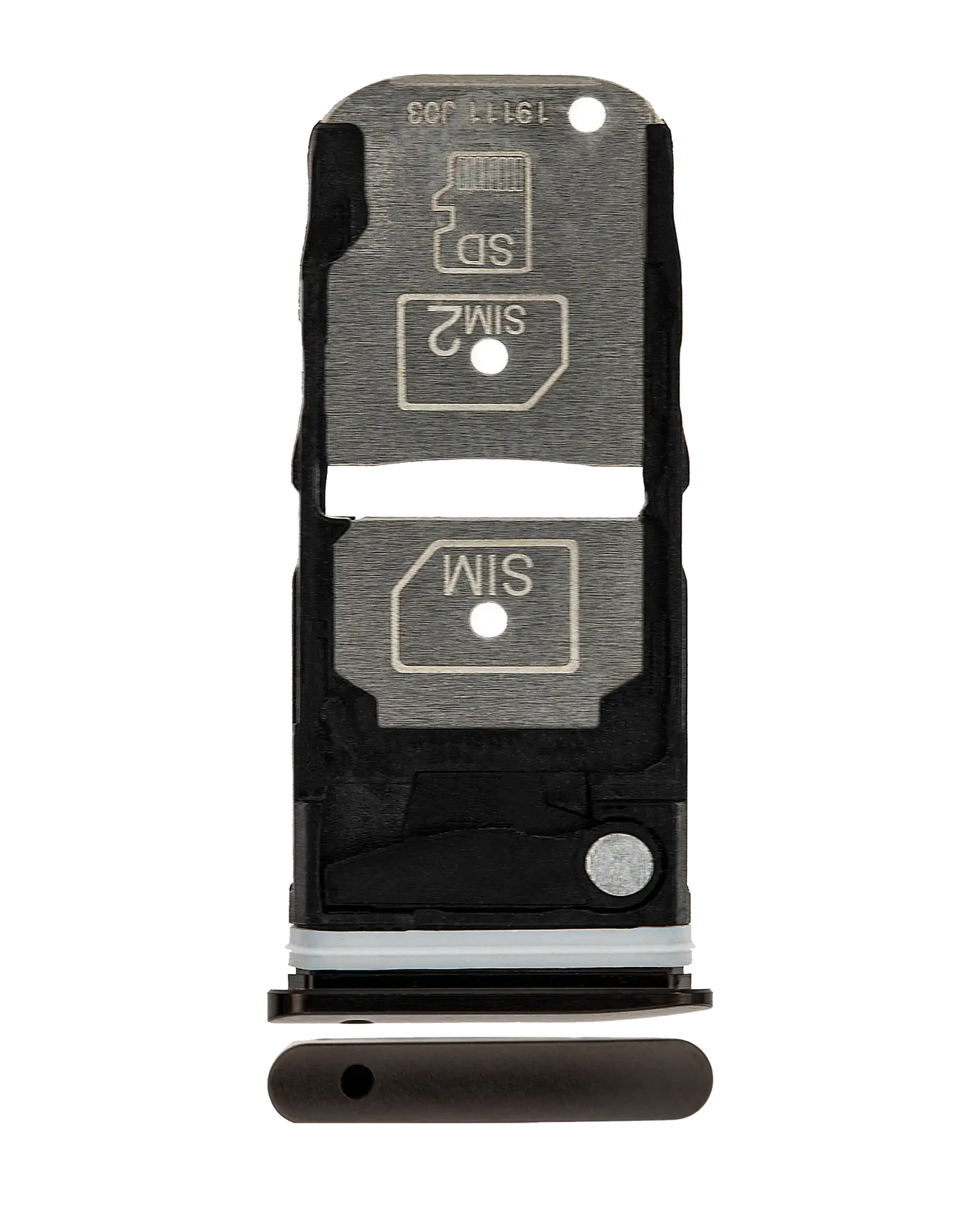 Sim Card Tray For Motorola One Zoom (XT2010-01 / 2019) (Electric Gray) - Motorola replacement part - product image 1 - SKU 107082049334