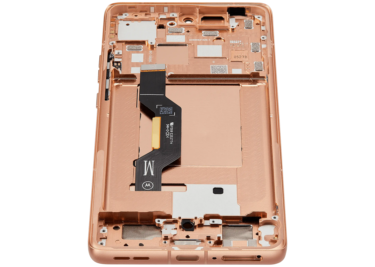 OLED Assembly With Frame For Motorola Moto Edge 50 (XT2407-3 / 2024) (Refurbished) (Peach Fuzz) | SKU 107082133254 | image 2