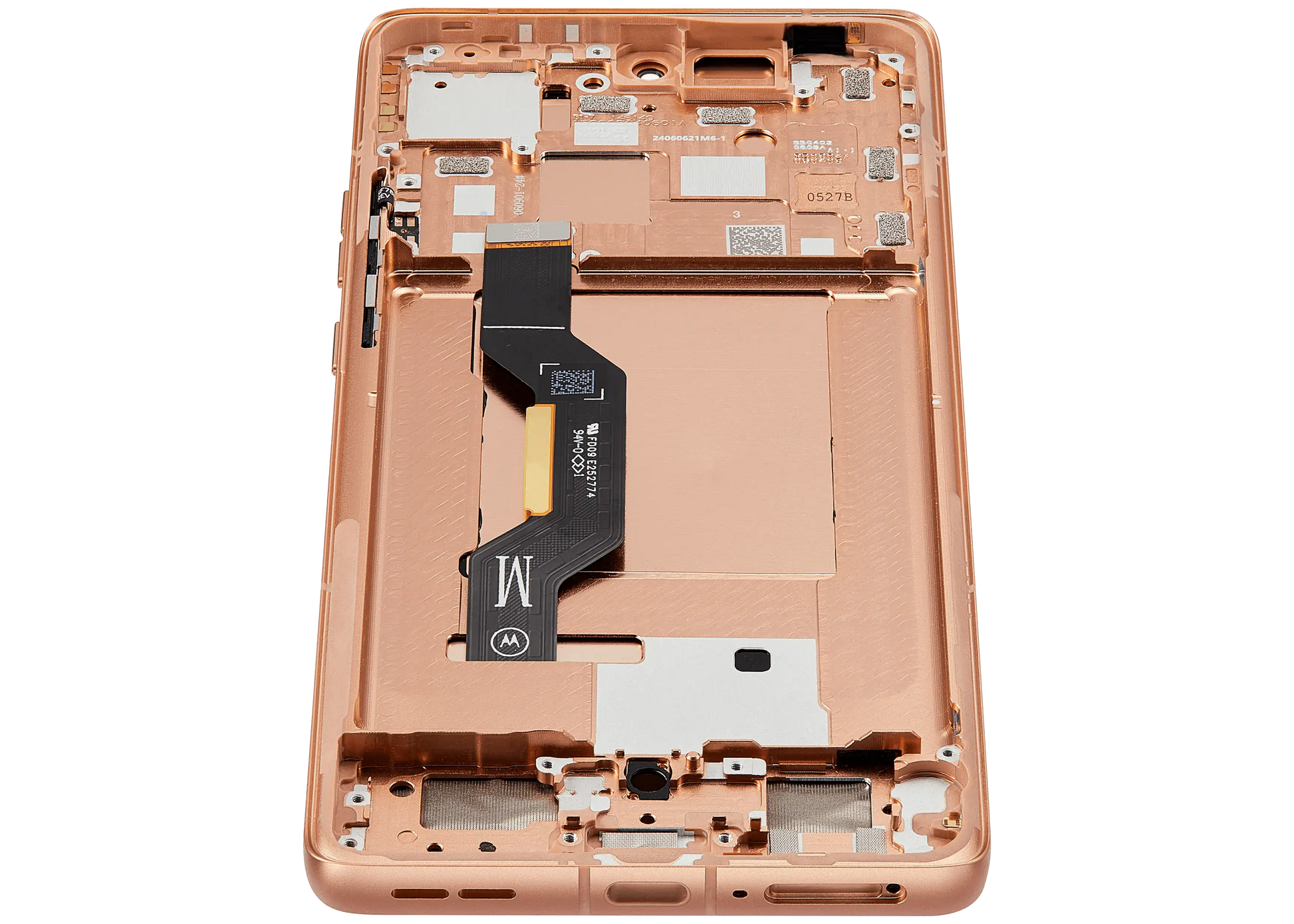 OLED Assembly With Frame For Motorola Moto Edge 50 (XT2407-3 / 2024) (Refurbished) (Peach Fuzz) | SKU 107082133254 | image 2