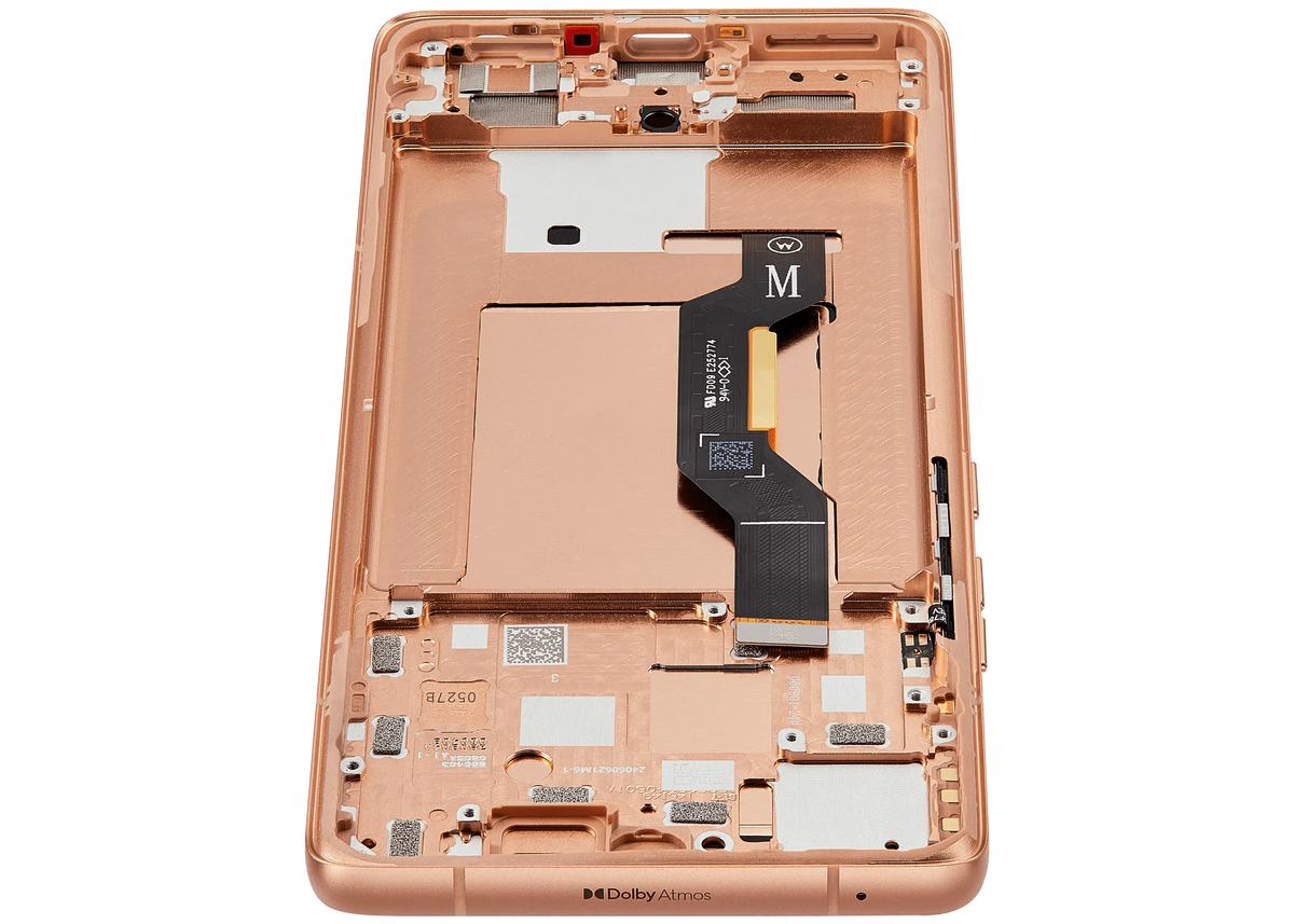 OLED Assembly With Frame For Motorola Moto Edge 50 (XT2407-3 / 2024) (Refurbished) (Peach Fuzz) | SKU 107082133254 | image 3