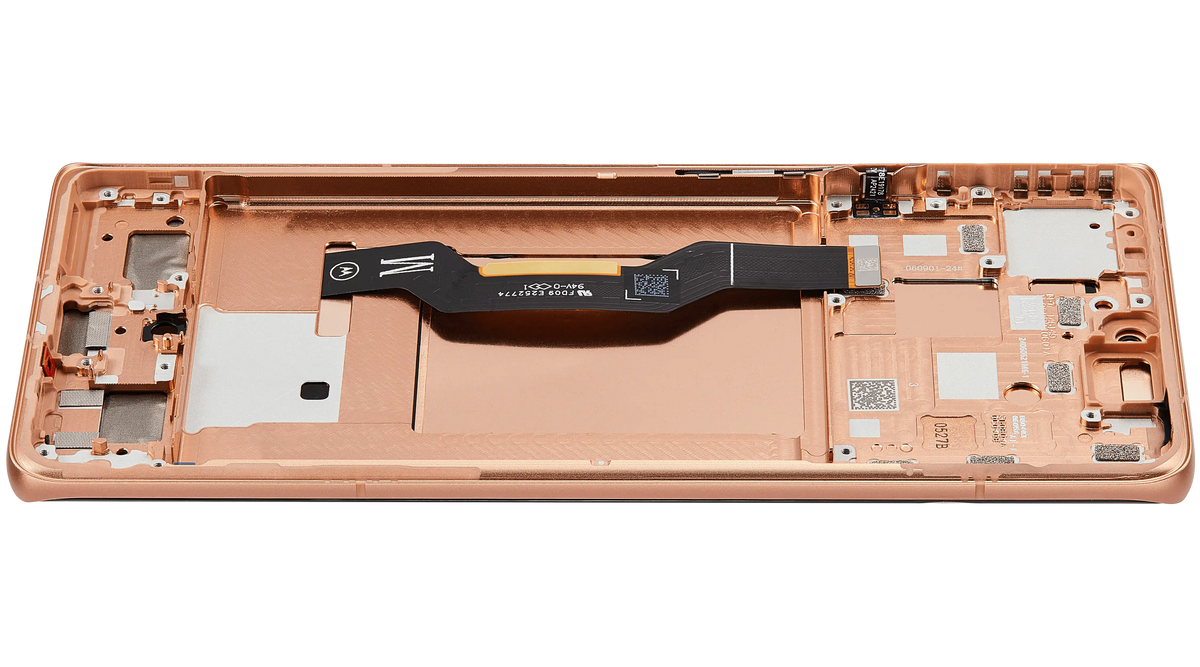 OLED Assembly With Frame For Motorola Moto Edge 50 (XT2407-3 / 2024) (Refurbished) (Peach Fuzz) | SKU 107082133254 | image 5
