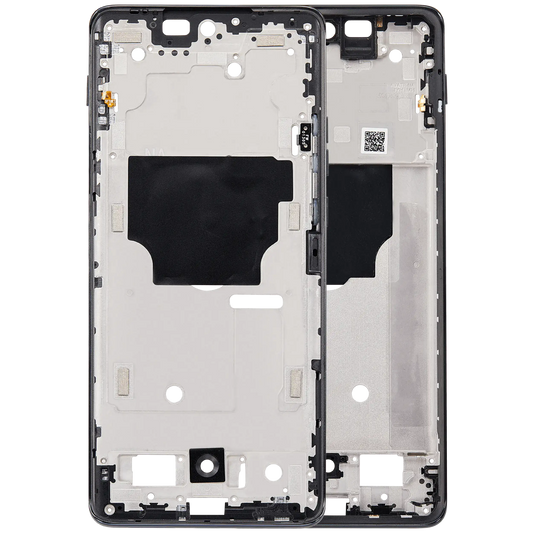 Mid-Frame Housing For Motorola Edge (XT2405 / 2024) (Black) | SKU 107183138917 | image 1