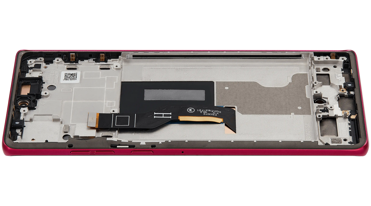 OLED Assembly With Frame For Motorola Moto Edge 50 Fusion 5G (XT2429 / 2024) (Refurbished) (Hot Pink) | SKU 107183138918 | image 5