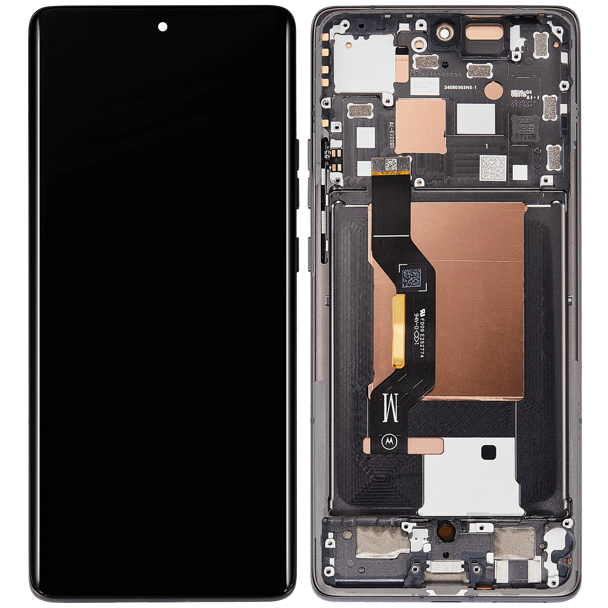 OLED Assembly With Frame For Motorola Moto Edge 50 (XT2407-3 / 2024) (Refurbished) (Koala Gray) | SKU 107183138919 | image 6
