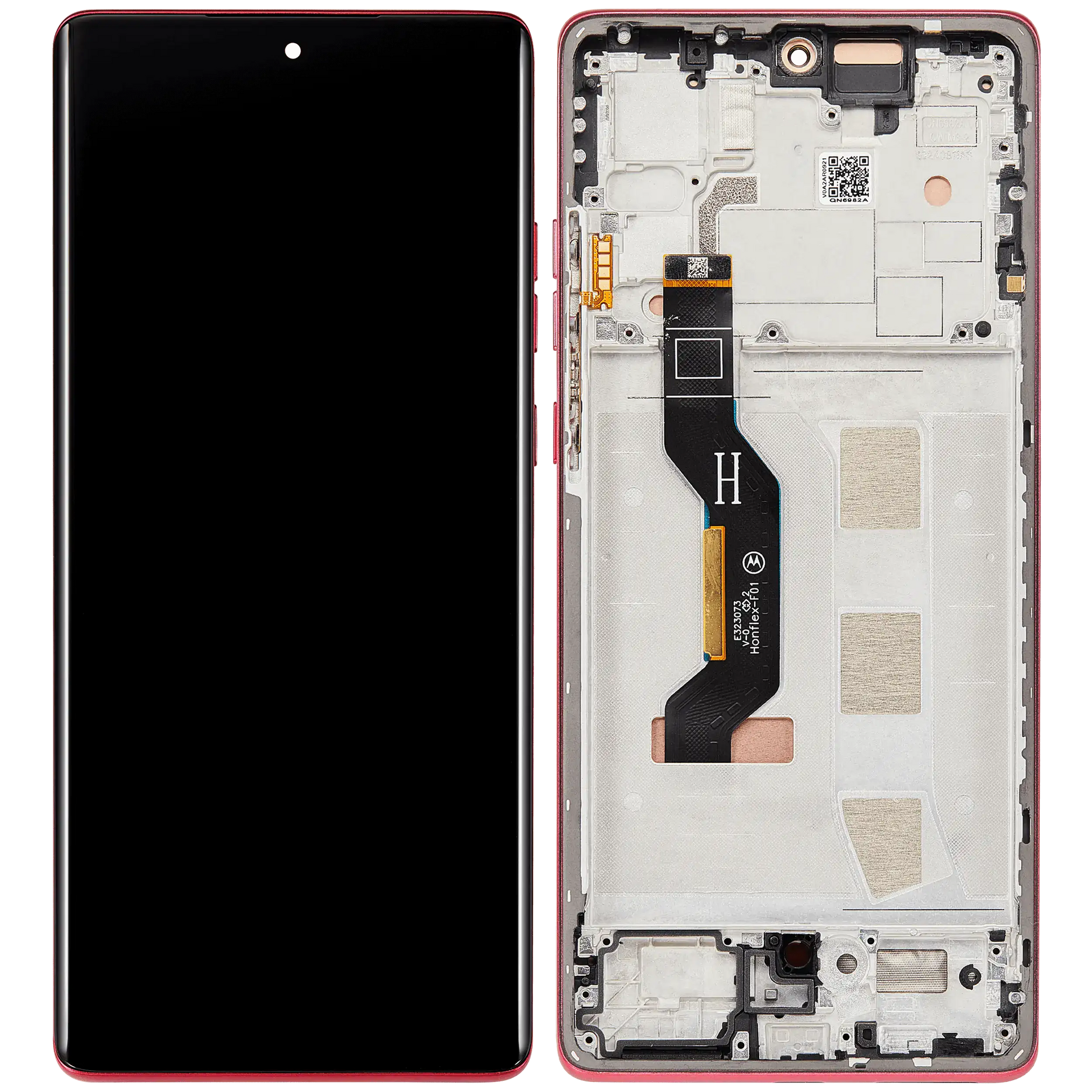 OLED Assembly With Frame For Motorola Moto G85 (XT2427-3 / 2024) (Refurbished) (Magenta) replacement part SKU 107183138921 image 6