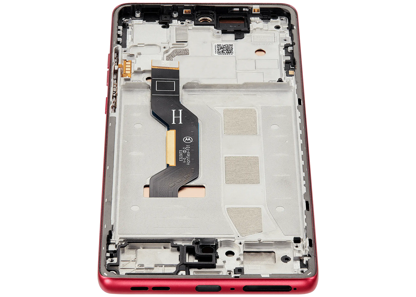 OLED Assembly With Frame For Motorola Moto G85 (XT2427-3 / 2024) (Refurbished) (Magenta) replacement part SKU 107183138921 image 2