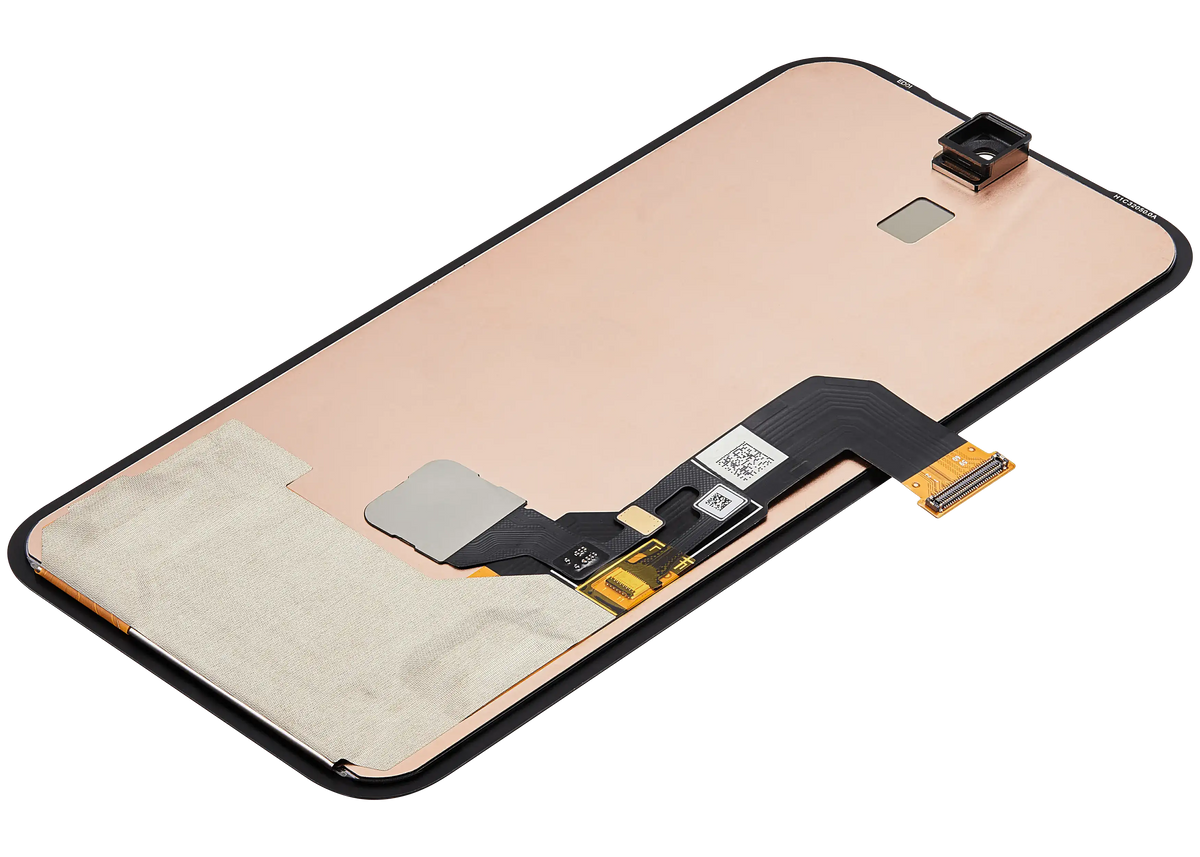 OLED Assembly Without Frame (With Finger Print Sensor) For Google Pixel 8A (Refurbished) (All Colors) - replacement part additional angle