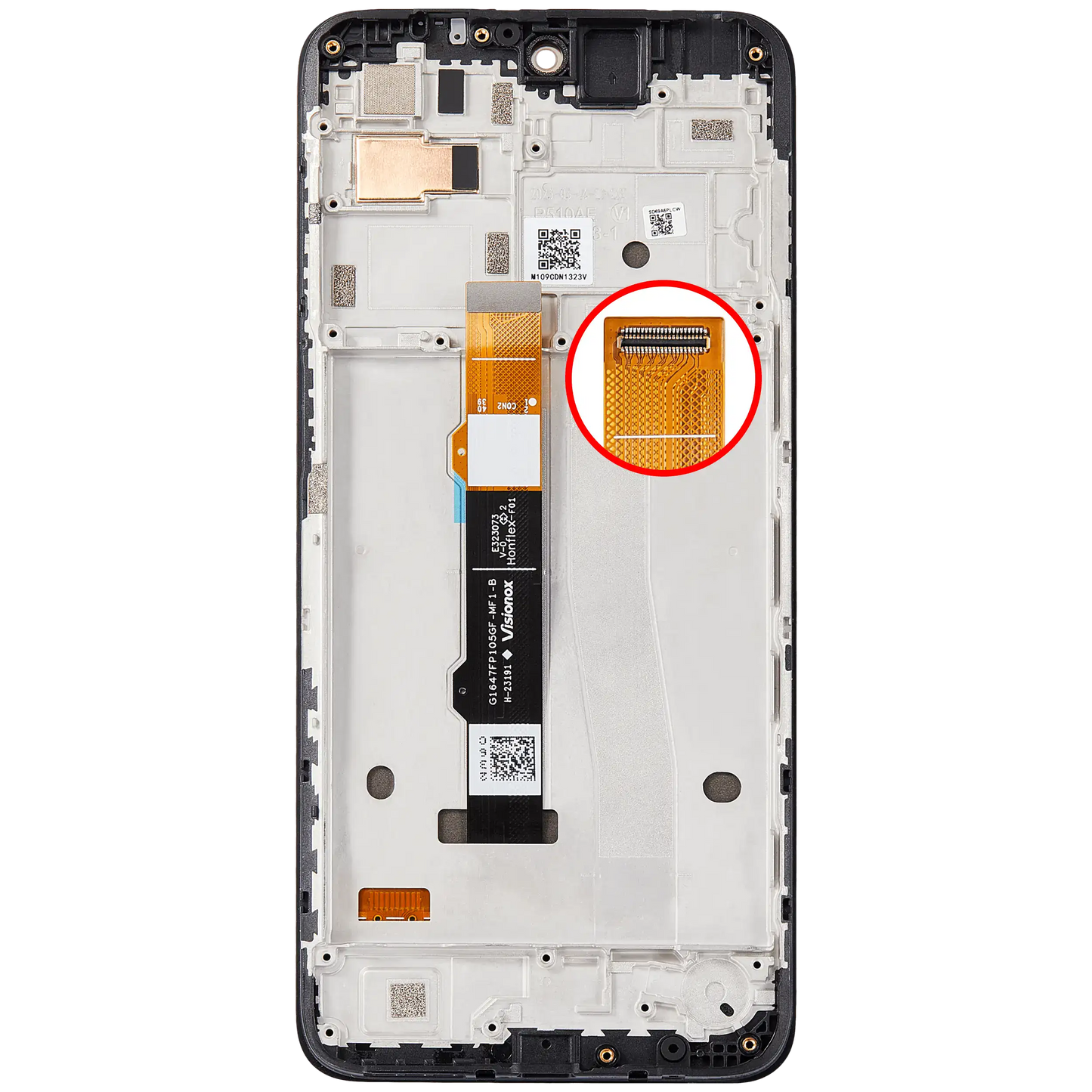 OLED Assembly With Frame For Motorola Moto G42 (XT2233 / 2022) (Refurbished) (All Colors) replacement part SKU 107082133238 image 8