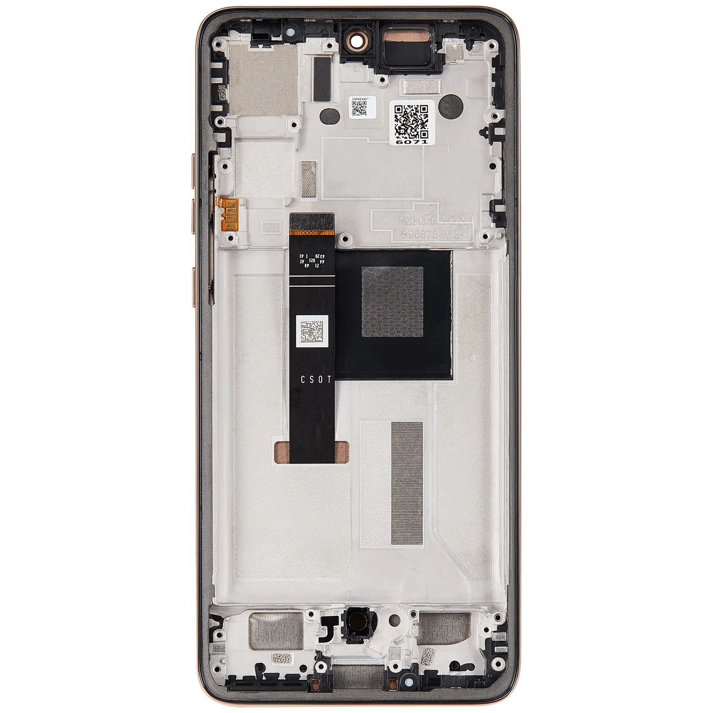 OLED Assembly With Frame For Motorola Moto Edge 50 Neo (XT2409-3 / 2024) (Refurbished) (Latte) | SKU 107082133240 | image 8