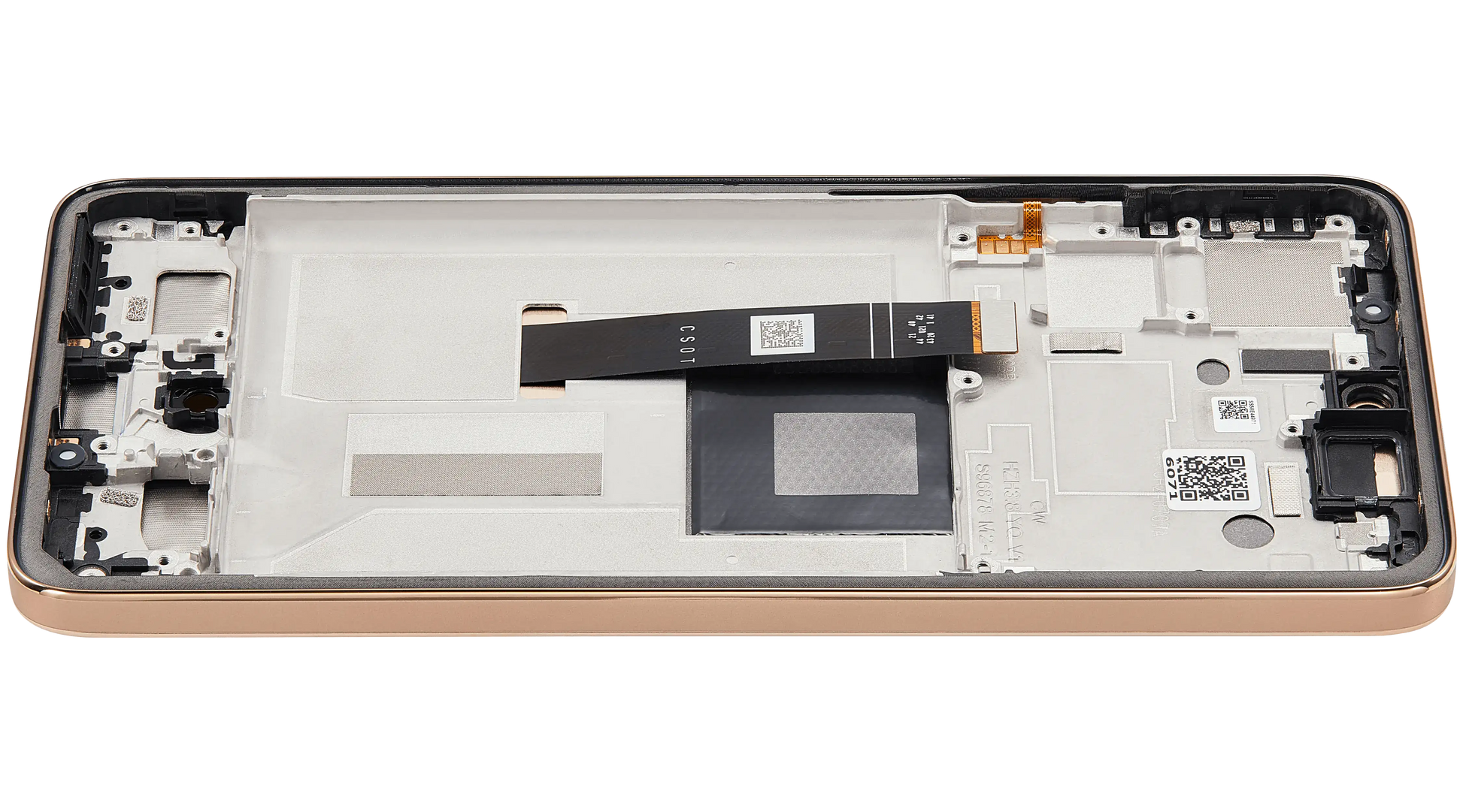 OLED Assembly With Frame For Motorola Moto Edge 50 Neo (XT2409-3 / 2024) (Refurbished) (Latte) | SKU 107082133240 | image 5
