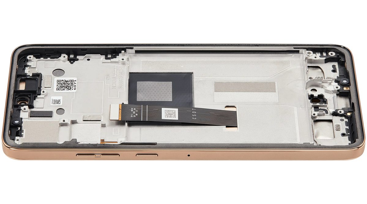 OLED Assembly With Frame For Motorola Moto Edge 50 Neo (XT2409-3 / 2024) (Refurbished) (Latte) | SKU 107082133240 | image 4