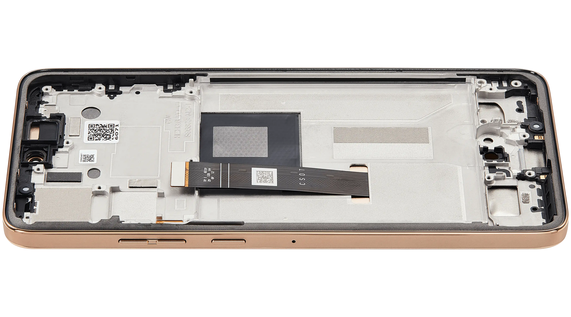 OLED Assembly With Frame For Motorola Moto Edge 50 Neo (XT2409-3 / 2024) (Refurbished) (Latte) | SKU 107082133240 | image 4