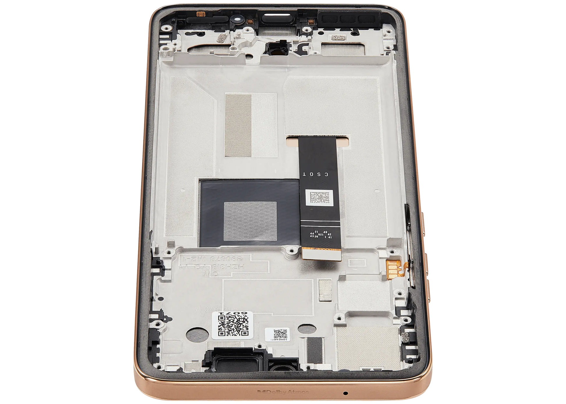 OLED Assembly With Frame For Motorola Moto Edge 50 Neo (XT2409-3 / 2024) (Refurbished) (Latte) | SKU 107082133240 | image 3
