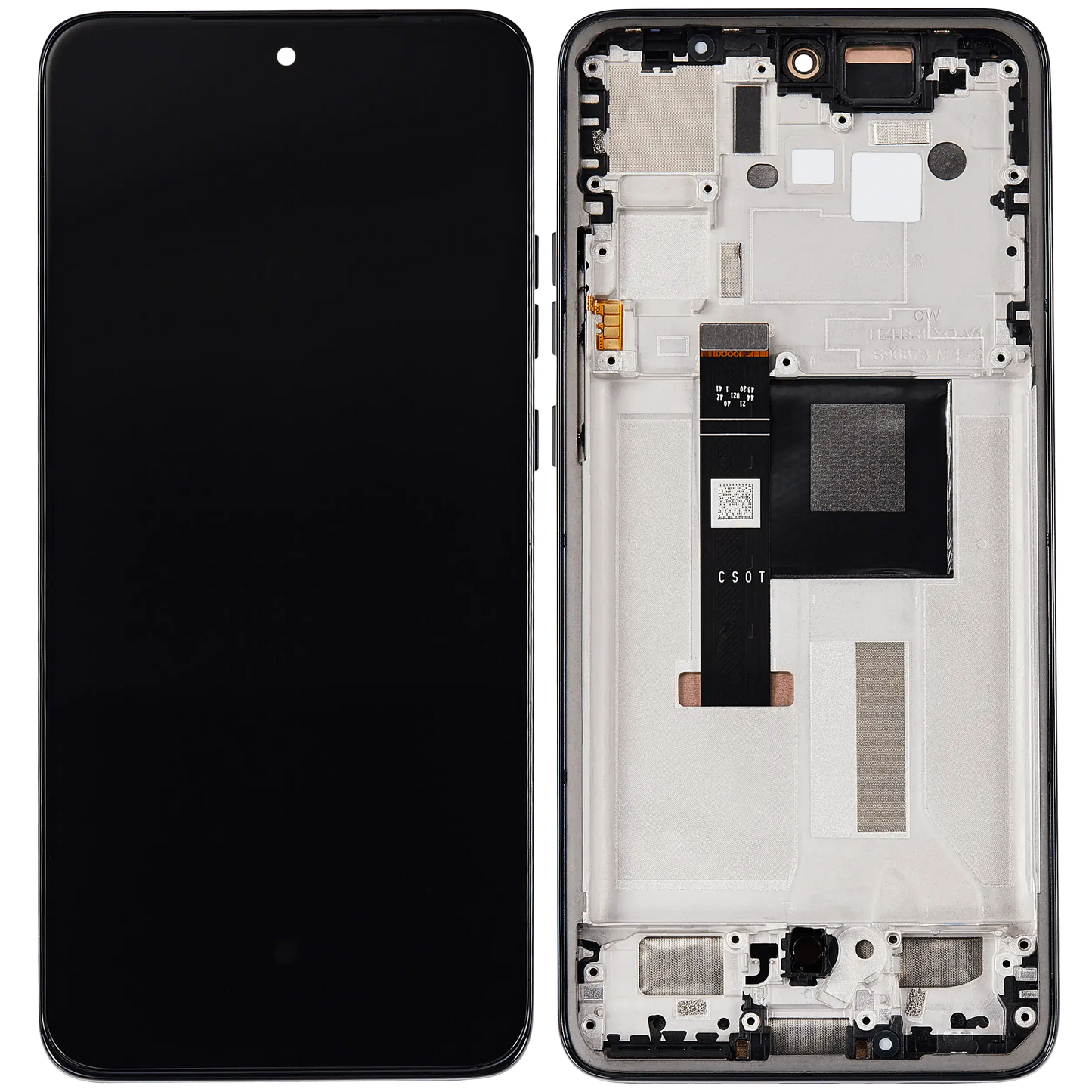OLED Assembly With Frame For Motorola Moto Edge 50 Neo (XT2409-3 / 2024) (Refurbished) (Grisaille) | SKU 107082133241 | image 6