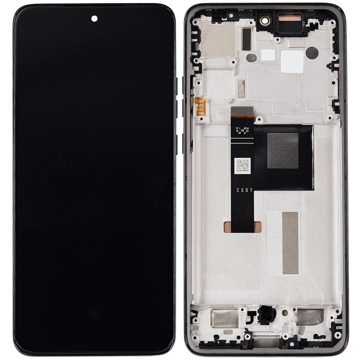 OLED Assembly With Frame For Motorola Moto Edge 50 Neo (XT2409-3 / 2024) (Refurbished) (Grisaille) | SKU 107082133241 | image 6