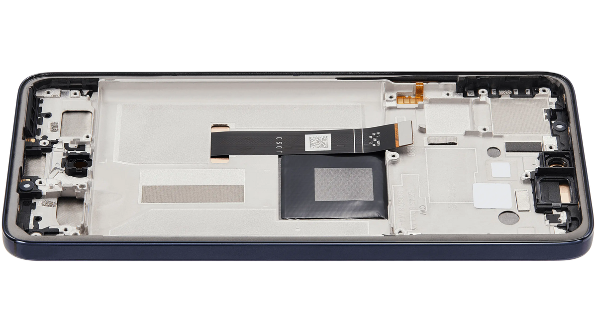 OLED Assembly With Frame For Motorola Moto Edge 50 Neo (XT2409-3 / 2024) (Refurbished) (Grisaille) | SKU 107082133241 | image 4