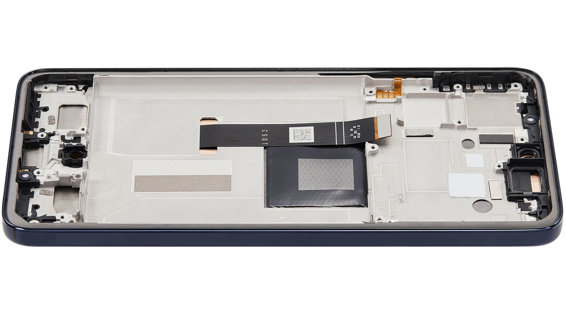 OLED Assembly With Frame For Motorola Moto Edge 50 Neo (XT2409-3 / 2024) (Refurbished) (Grisaille) | SKU 107082133241 | image 4