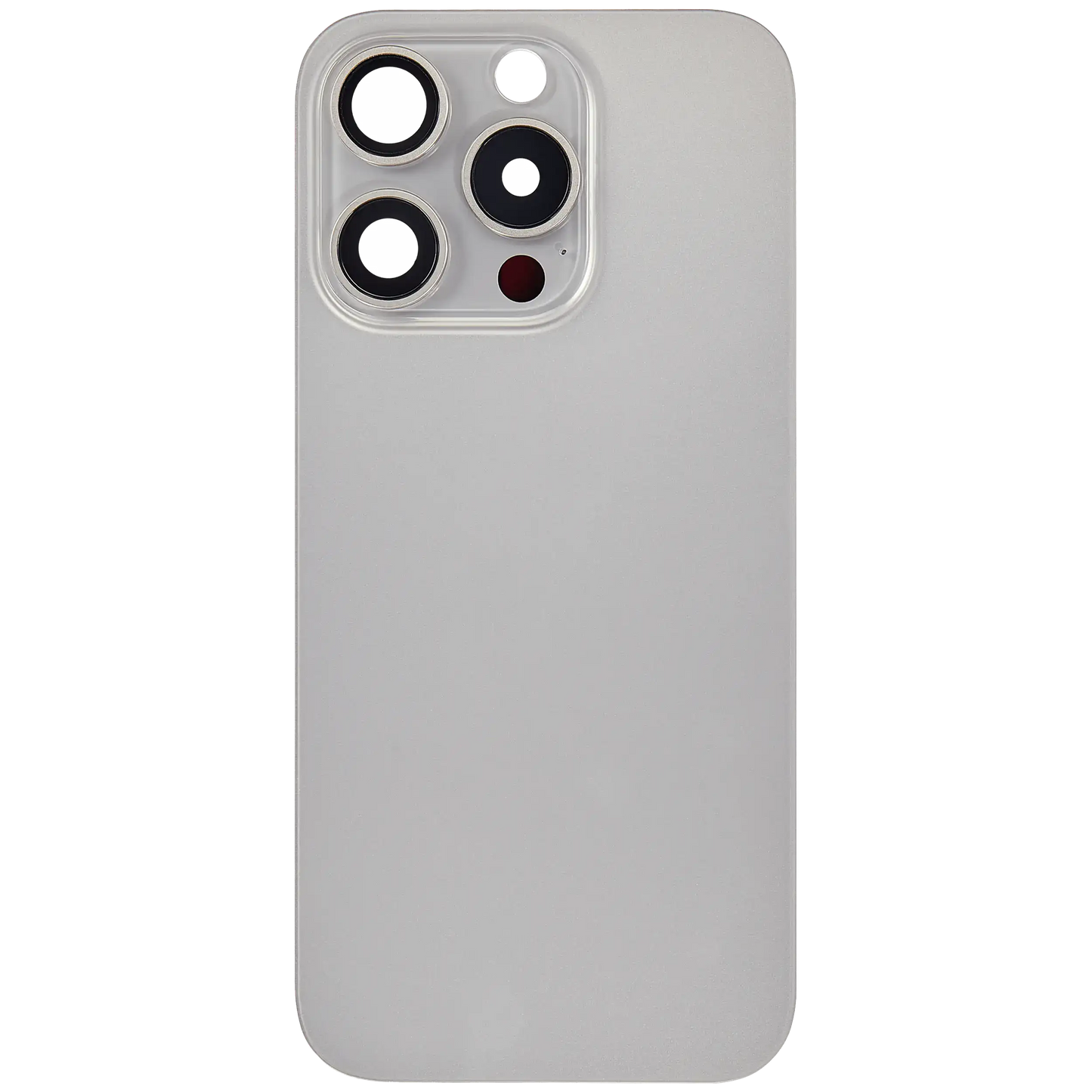 Back Glass w/ MagSafe Magnet For iPhone 15 Pro (Aftermarket) (Natural Titanium) (No Logo)