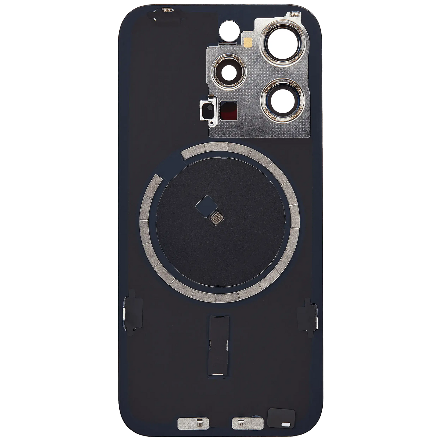 Back Glass w/ MagSafe Magnet For iPhone 15 Pro (Aftermarket) (Blue Titanium) (No Logo)