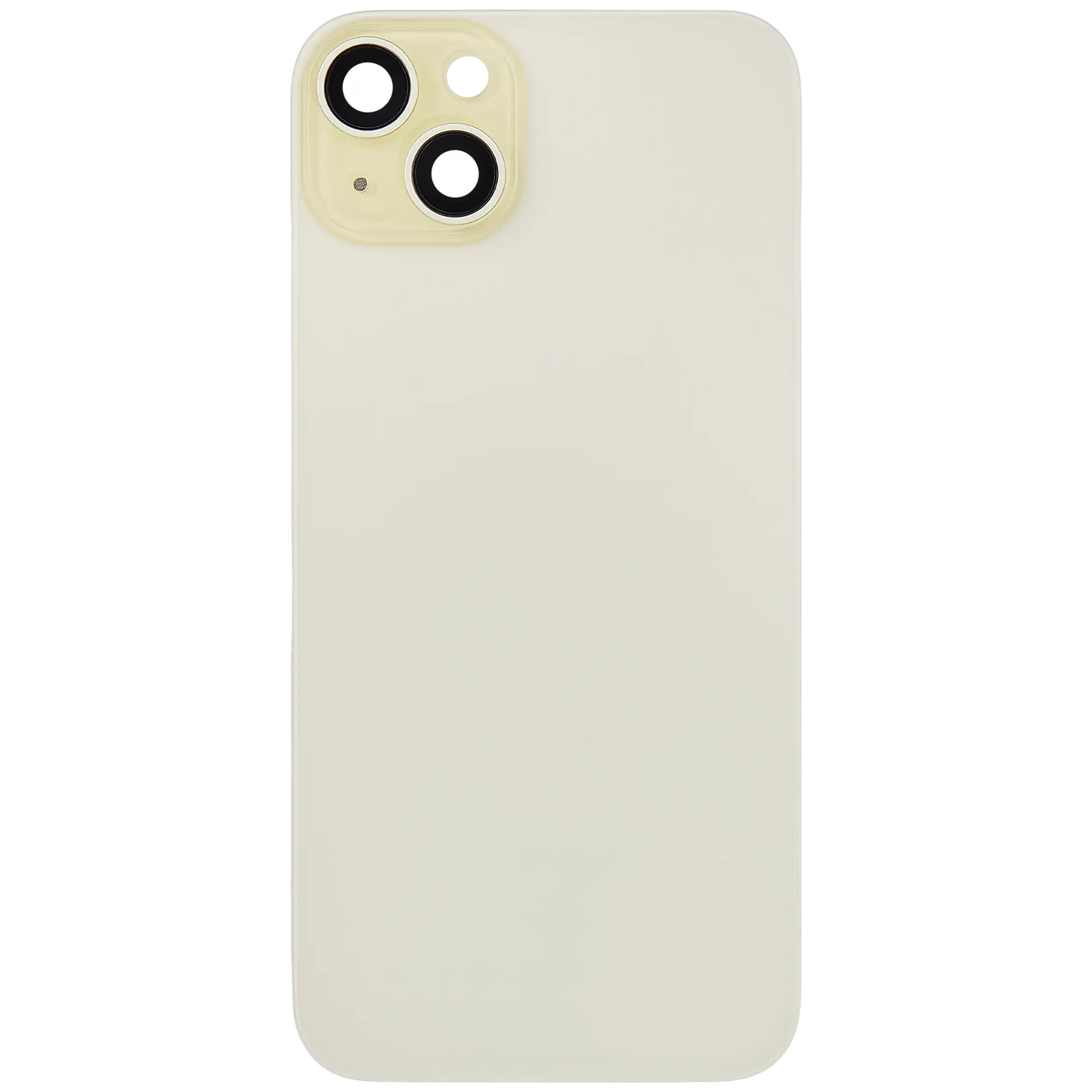 Back Glass w/ MagSafe Magnet For iPhone 15 Plus (Aftermarket) (Yellow) (No Logo)