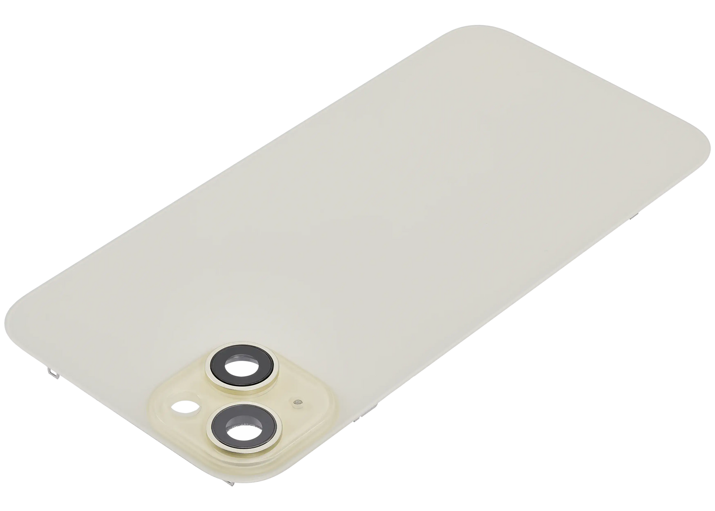 Back Glass w/ MagSafe Magnet For iPhone 15 Plus (Aftermarket) (Yellow) (No Logo)