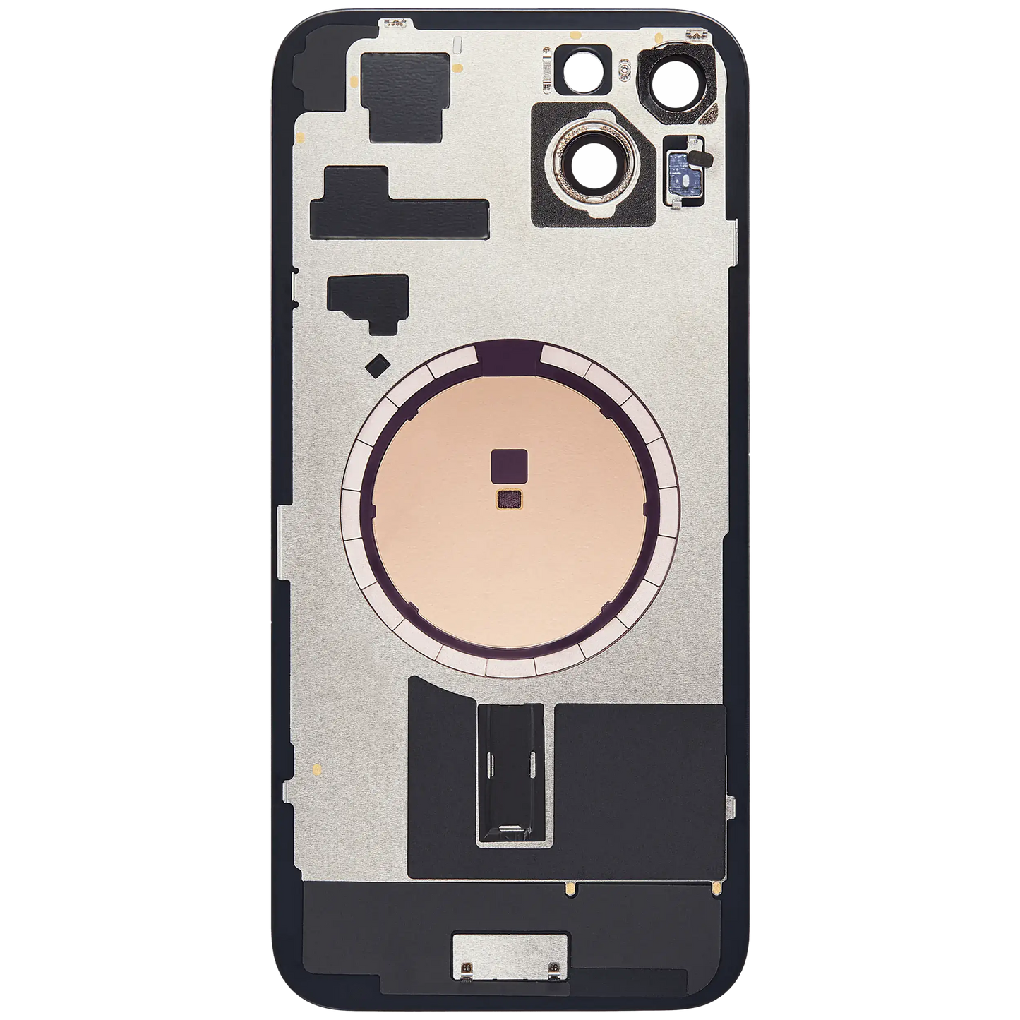 Back Glass w/ MagSafe Magnet For iPhone 15 Plus (Aftermarket) (Pink) (No Logo)