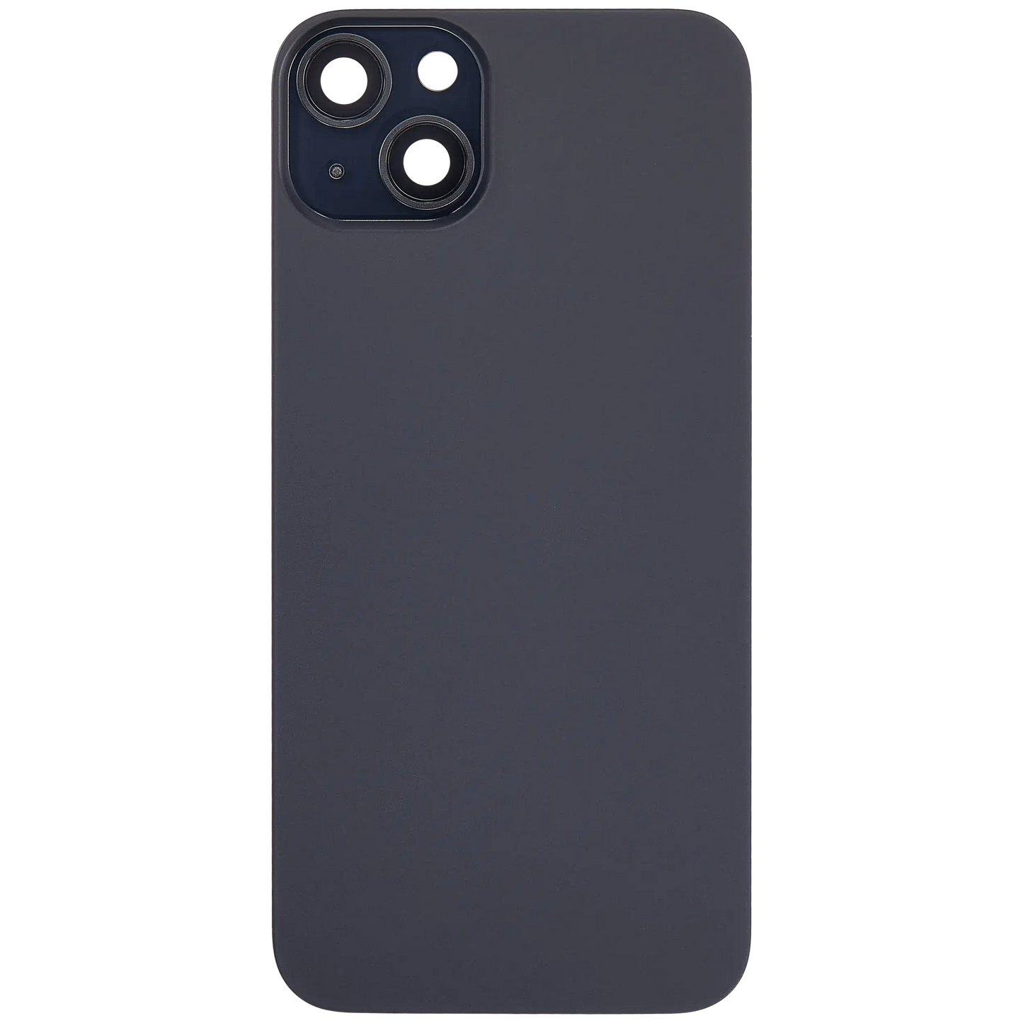 Back Glass w/ MagSafe Magnet For iPhone 15 Plus (Aftermarket) (Black) (No Logo)