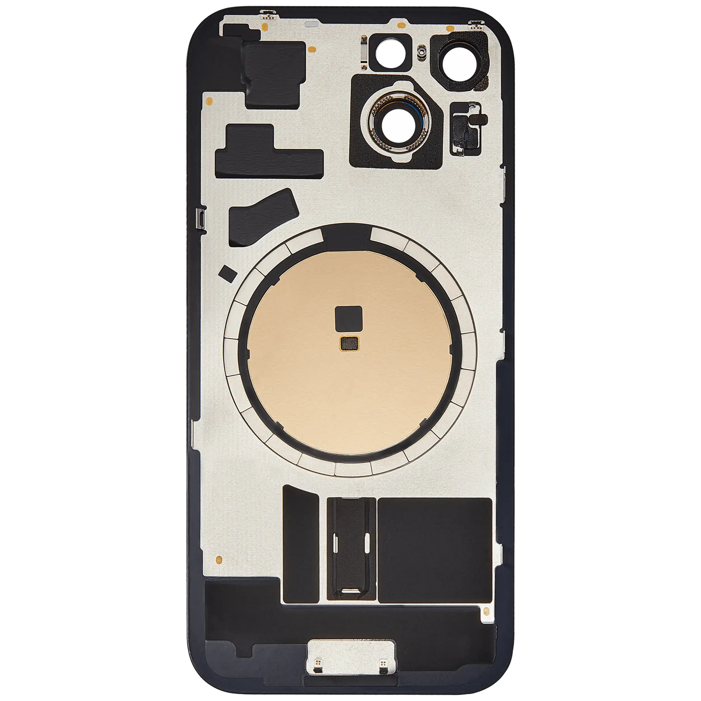Back Glass w/ MagSafe Magnet For iPhone 15 (Aftermarket) (Pink) (No Logo)
