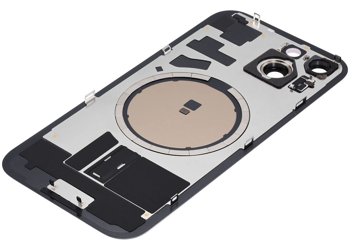 Back Glass w/ MagSafe Magnet For iPhone 15 (Aftermarket) (Pink) (No Logo)