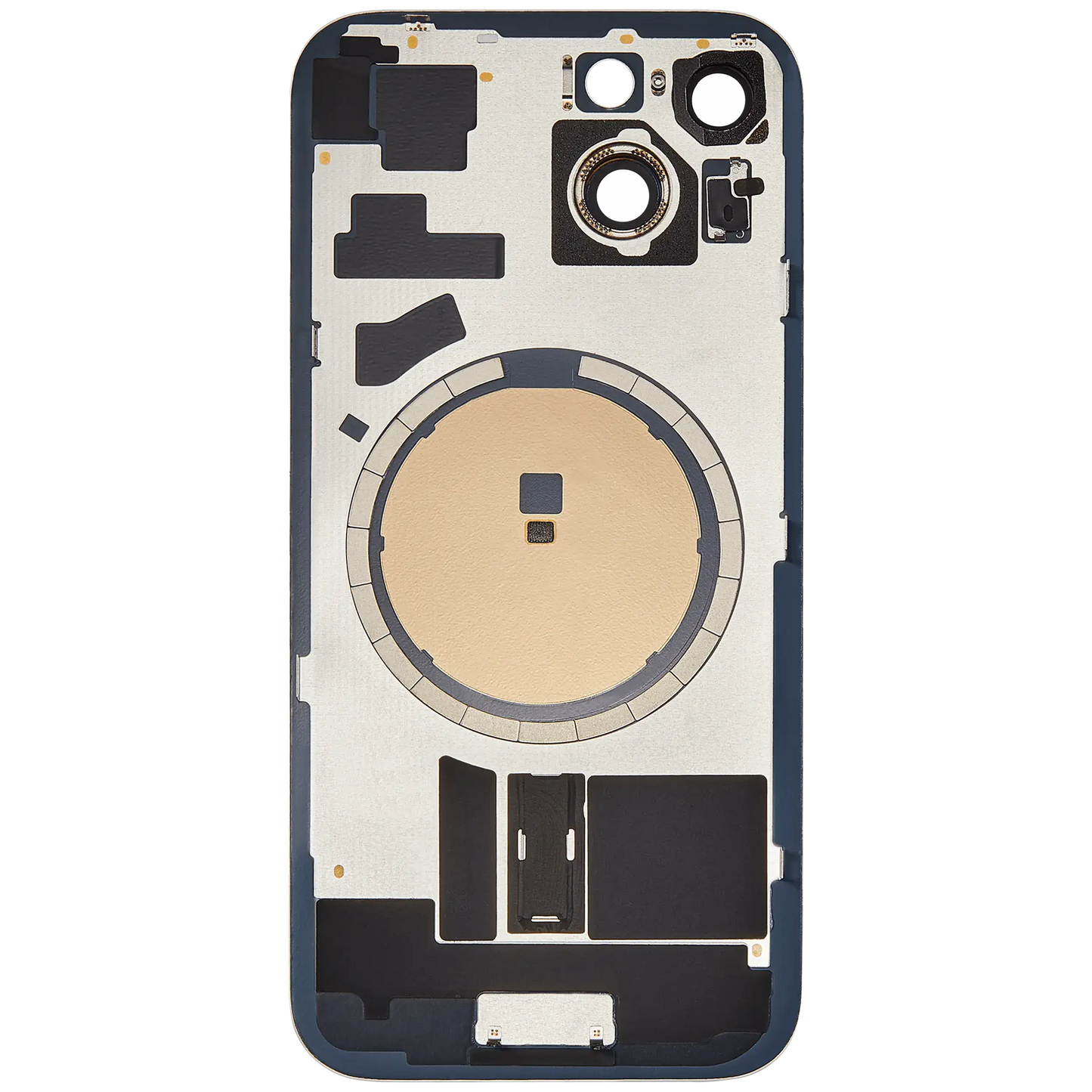 Back Glass w/ MagSafe Magnet For iPhone 15 (Aftermarket) (Green) (No Logo)