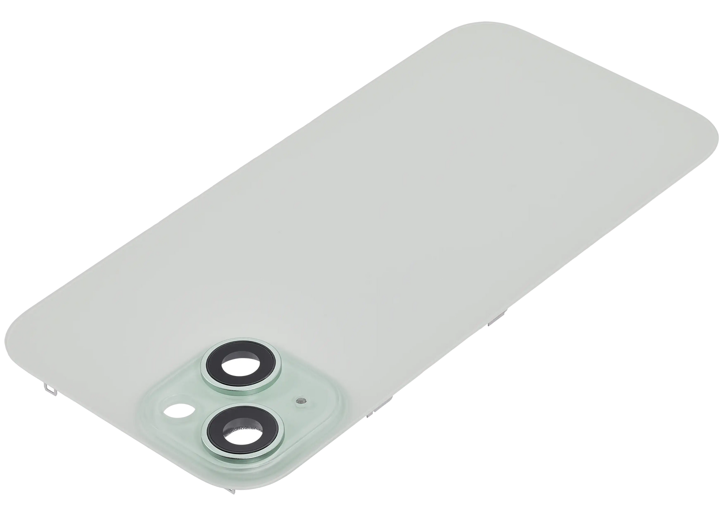 Back Glass w/ MagSafe Magnet For iPhone 15 (Aftermarket) (Green) (No Logo)