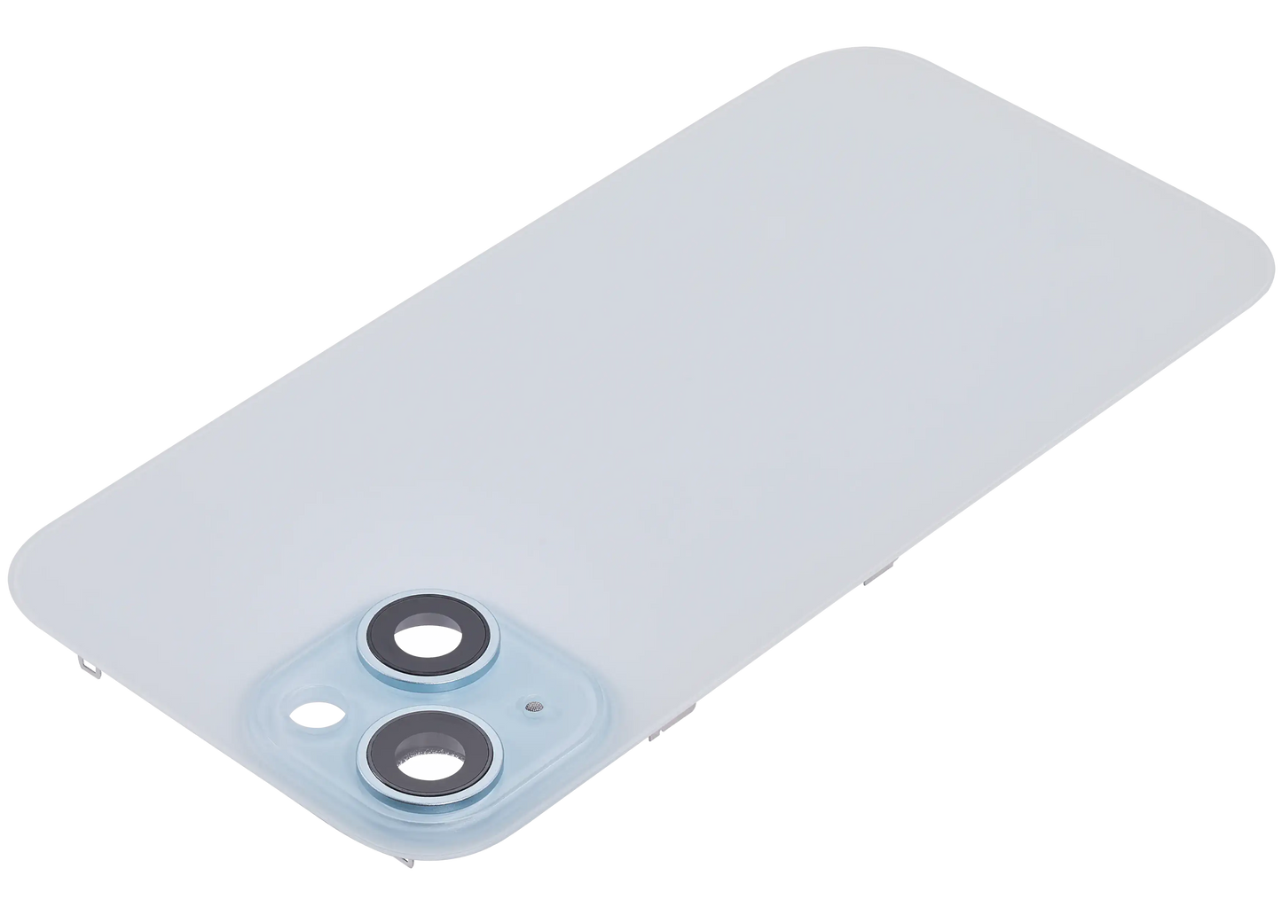 Back Glass w/ MagSafe Magnet For iPhone 15 (Aftermarket) (Blue) (No Logo)