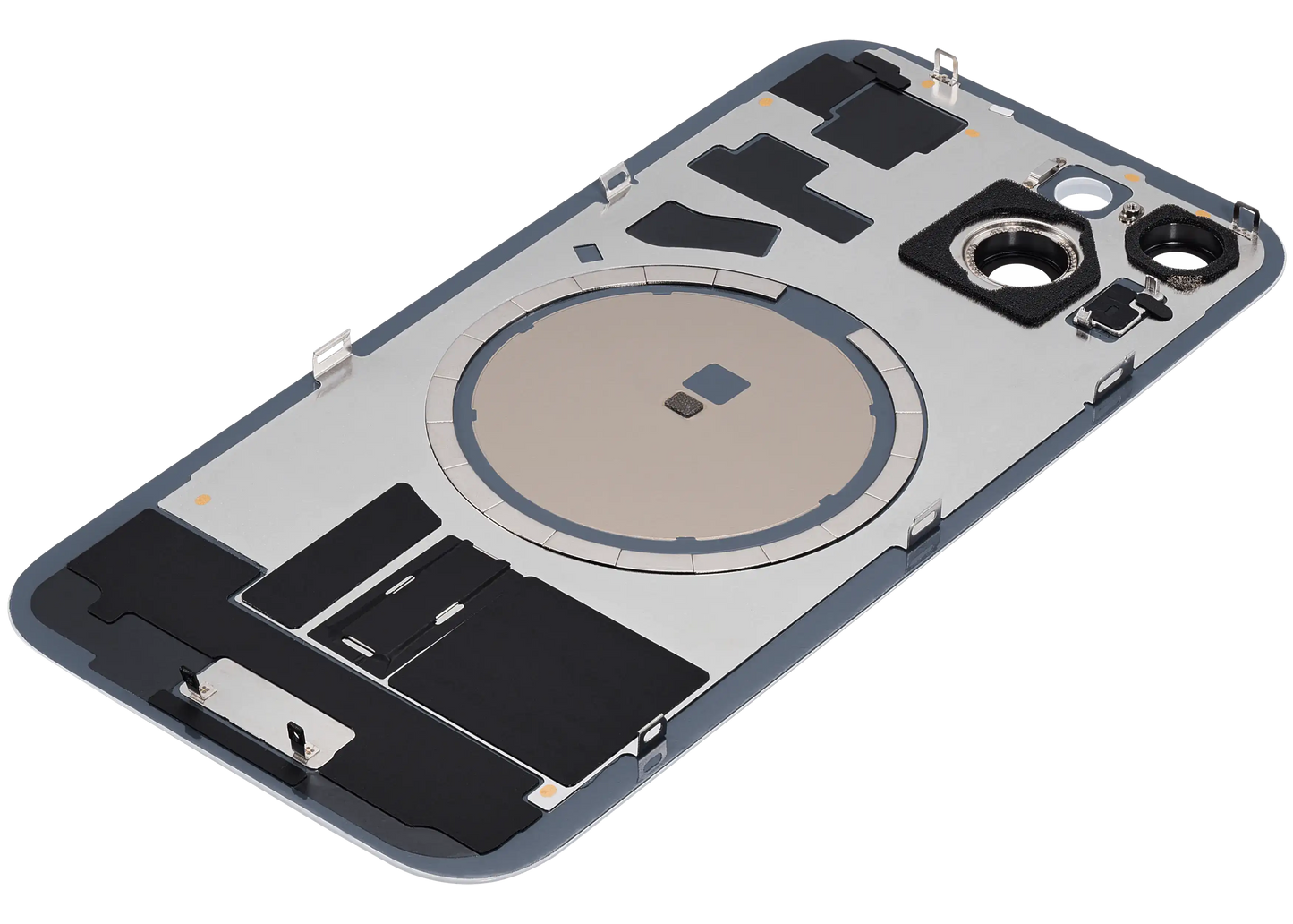 Back Glass w/ MagSafe Magnet For iPhone 15 (Aftermarket) (Blue) (No Logo)