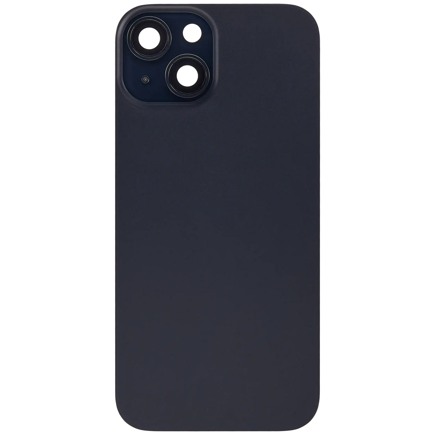 Back Glass w/ MagSafe Magnet For iPhone 15 (Aftermarket) (Black) (No Logo)