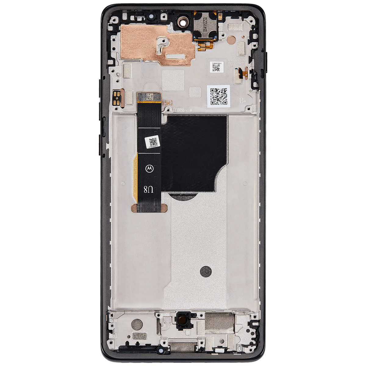 OLED Assembly With Frame For Motorola Edge (XT2405 / 2024) (Refurbished) (Black) | SKU 107082145038 | image 8