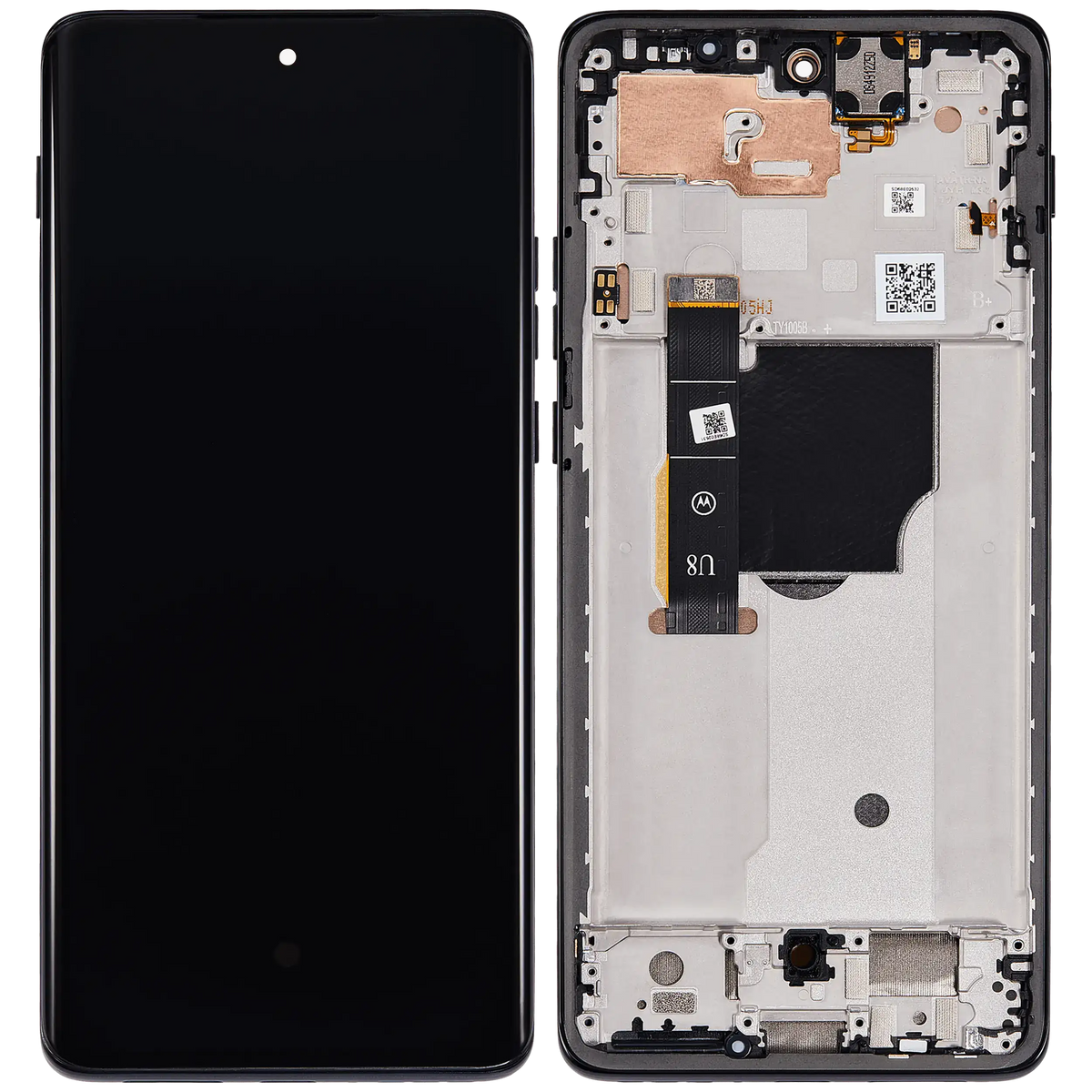 OLED Assembly With Frame For Motorola Edge (XT2405 / 2024) (Refurbished) (Black) | SKU 107082145038 | image 6