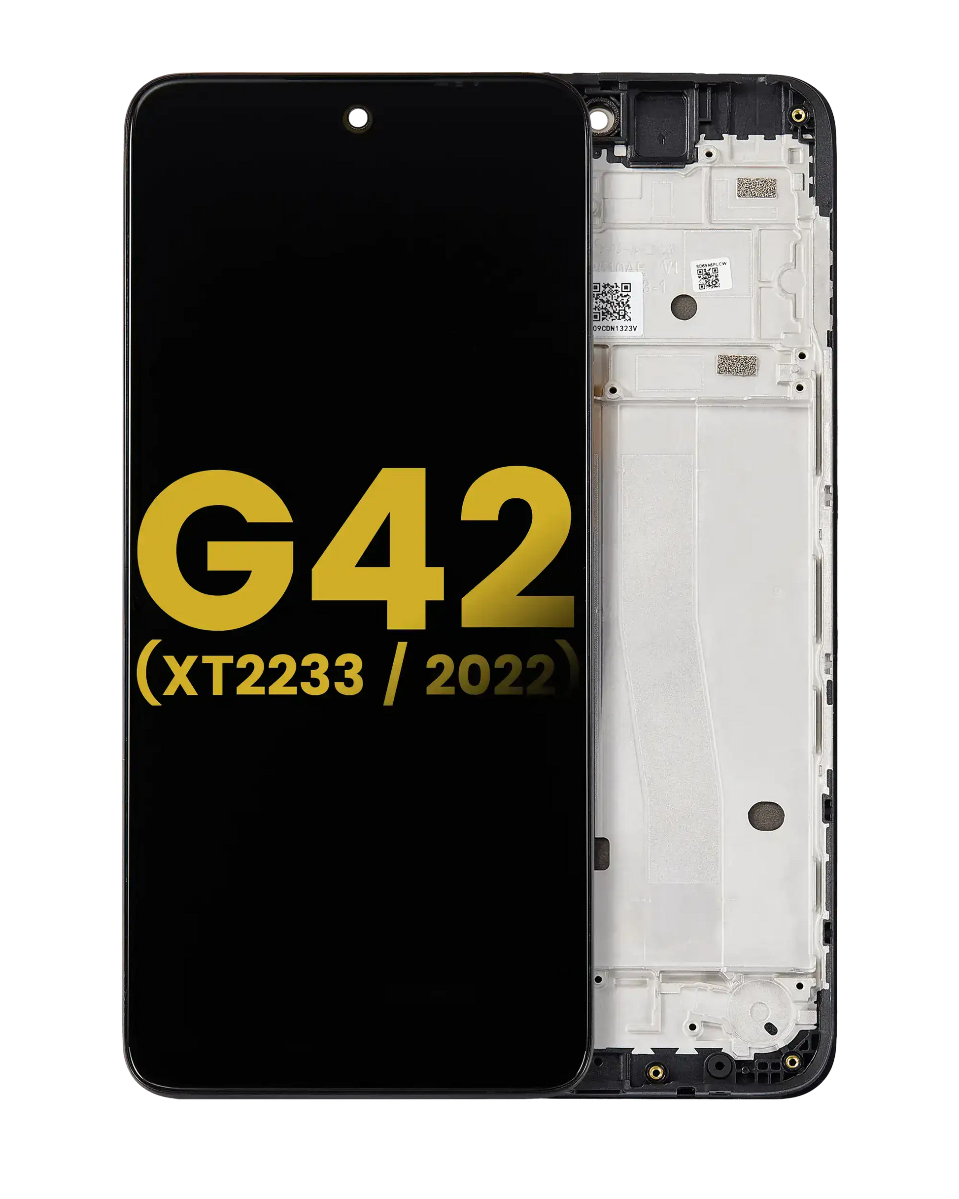 OLED Assembly With Frame For Motorola Moto G42 (XT2233 / 2022) (Refurbished) (All Colors) replacement part SKU 107082133238 image 1