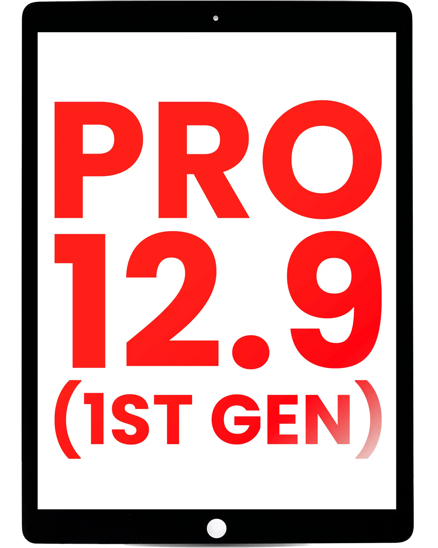 Digitizer For iPad Pro 12.9" 1st Gen (2015) (Glass Separation Required) (Aftermarket Plus) (Black)