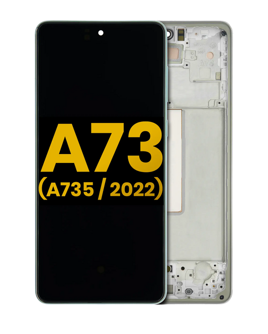 OLED Assembly With Frame For Samsung Galaxy A73 (A735 / 2022) (Refurbished) (Mint) - product image 1