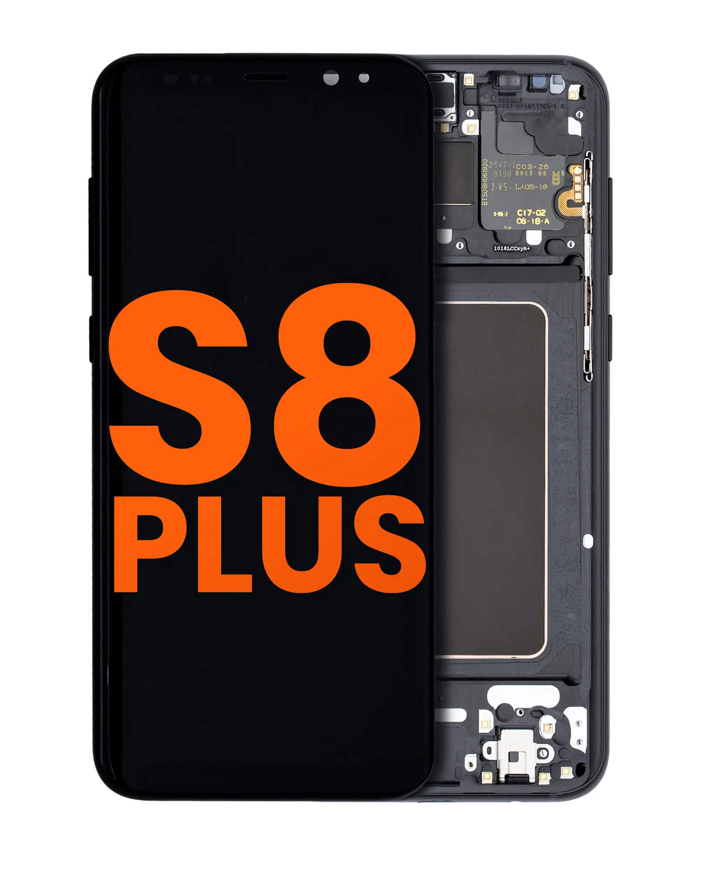 OLED Assembly With Frame For Samsung Galaxy S8 Plus (Blemish: Grade A) (Midnight Black)