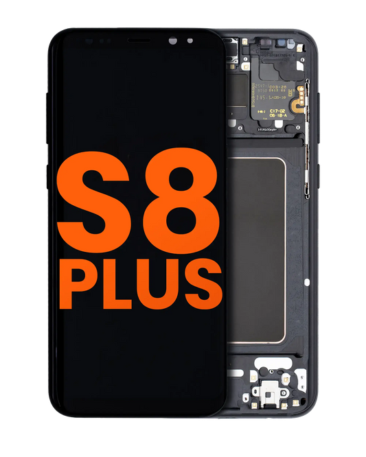 OLED Assembly With Frame For Samsung Galaxy S8 Plus (Blemish: Grade A) (Midnight Black)
