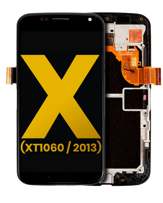 LCD Assembly With Frame For Motorola Moto X (XT1060 / 2013) (Refurbished) (All Colors) - Motorola phone replacement part, primary product view, SKU 107082031903