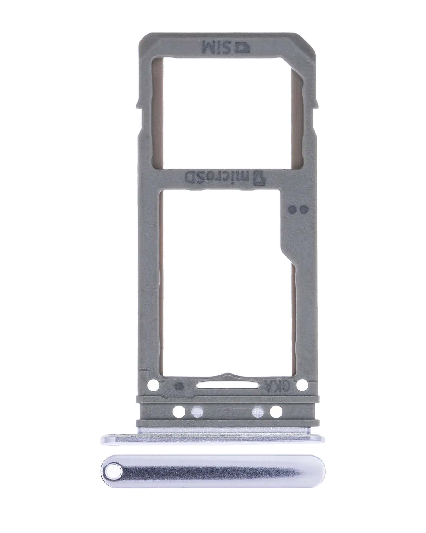 Single Sim Card Tray For Samsung Galaxy S8 / S8 Plus (Orchid Gray)
