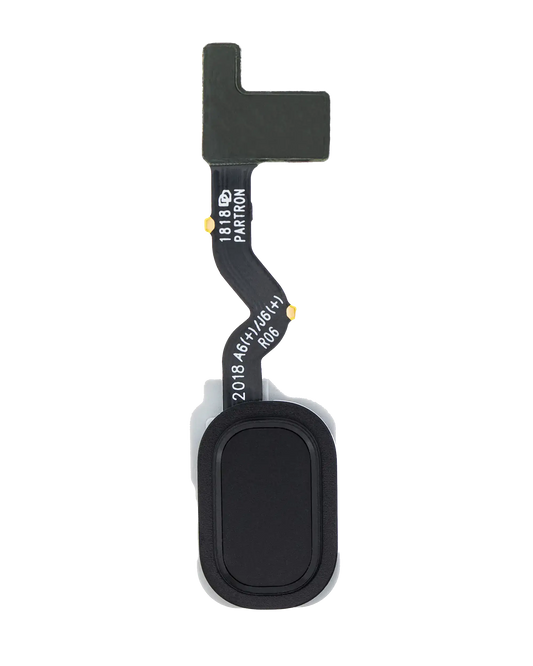 Samsung Galaxy J8 (J810 / 2018) / A6 Plus (A605/ 2018) (Black) fingerprint reader flex cable - product image 1