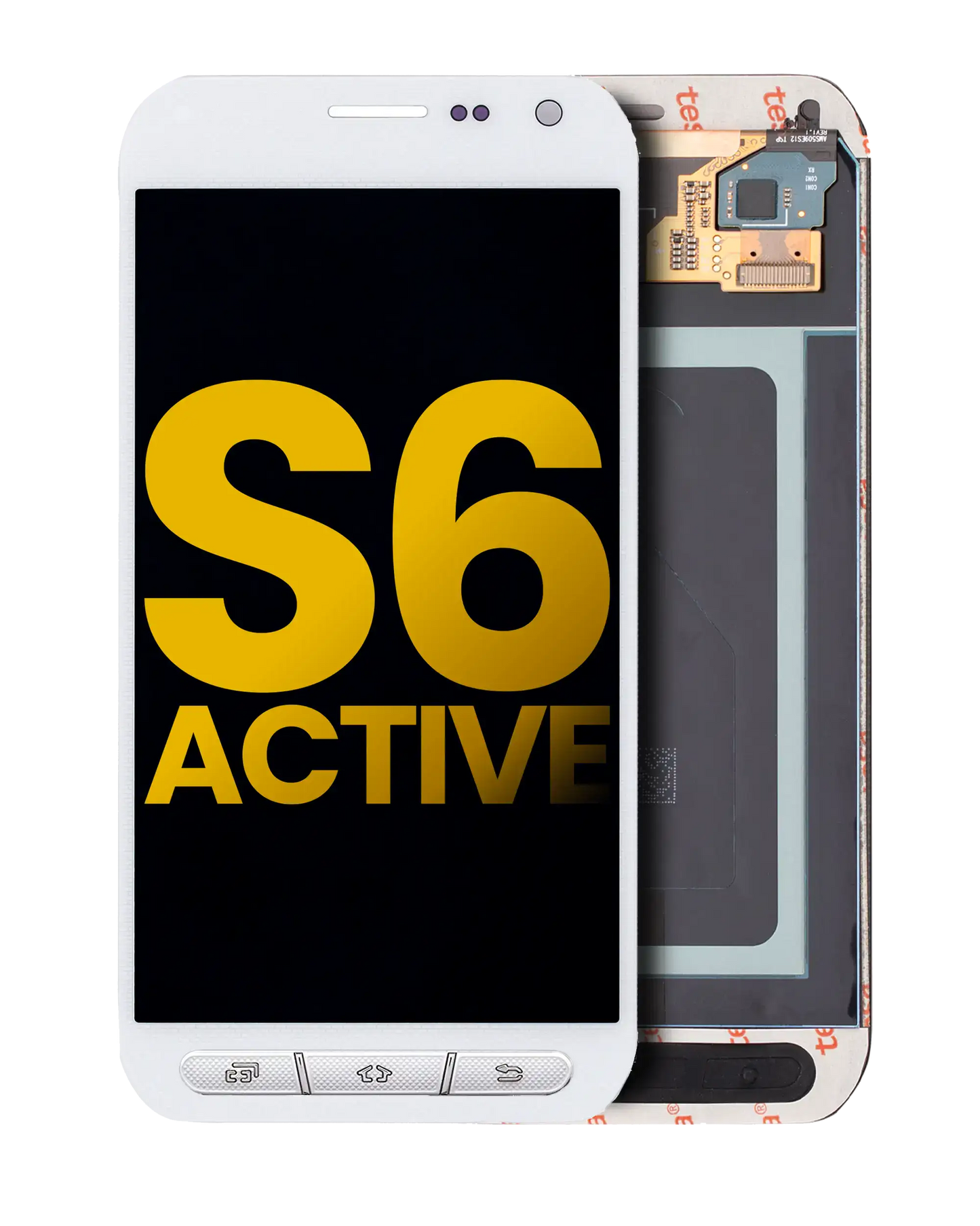 OLED Assembly Without Frame For Samsung Galaxy S6 Active (Refurbished) (White)