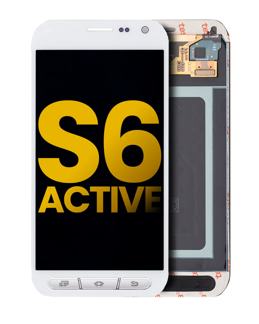OLED Assembly Without Frame For Samsung Galaxy S6 Active (Refurbished) (White)