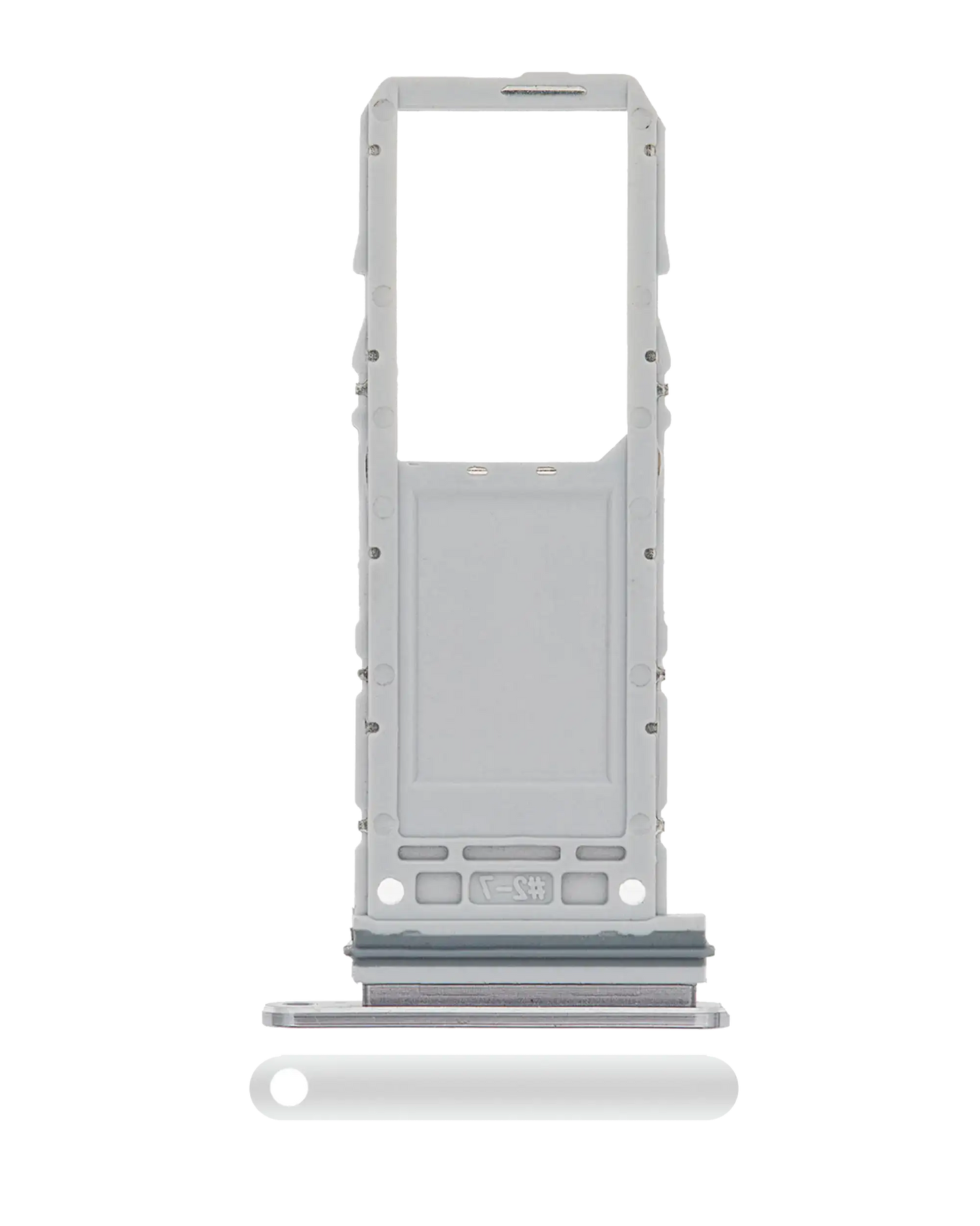Single Sim Card Tray For Samsung Galaxy Note 10 (Aura Glow / Silver)