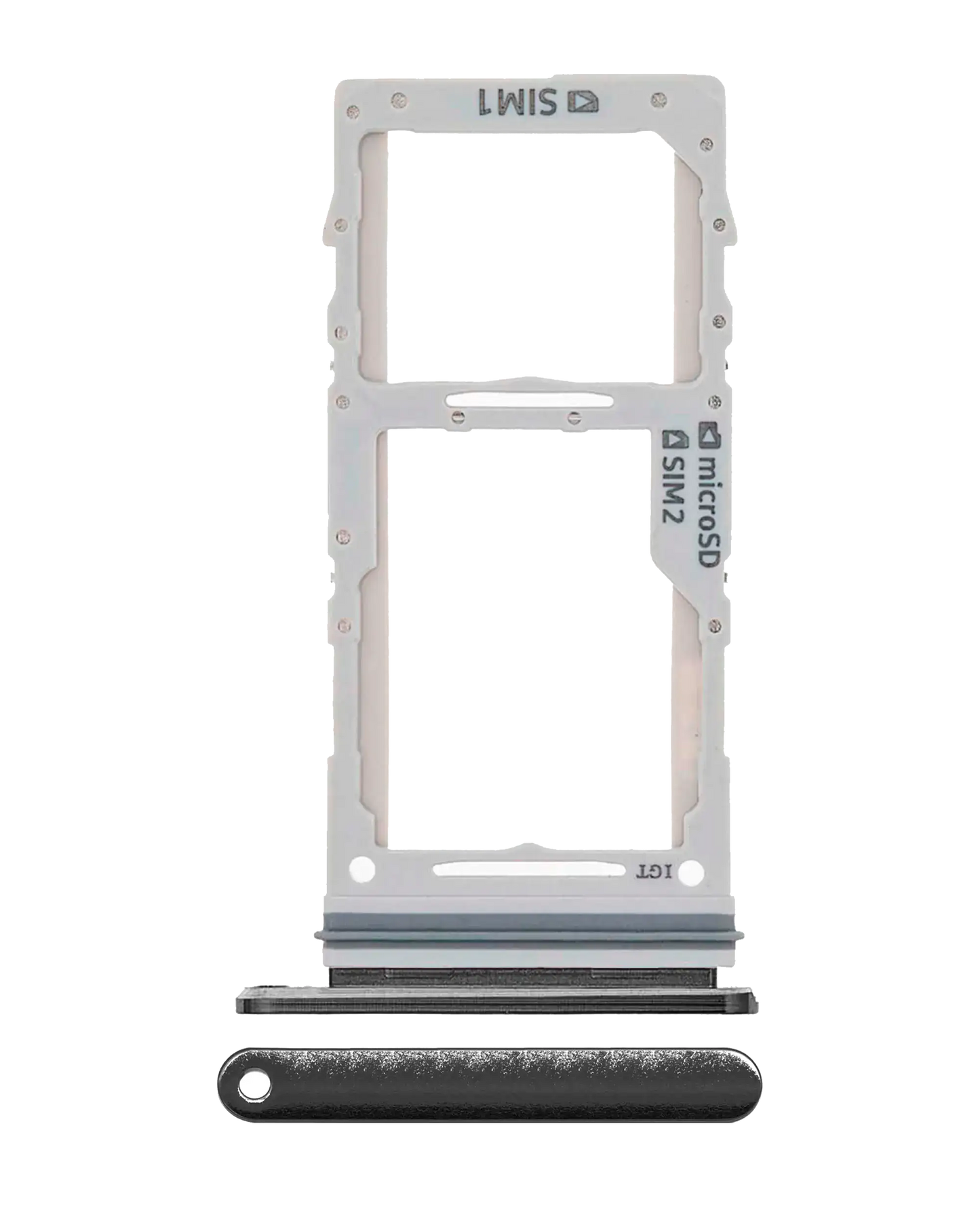 Dual Sim Card Tray For Samsung Galaxy Note 10 Plus / 5G (Aura Black)