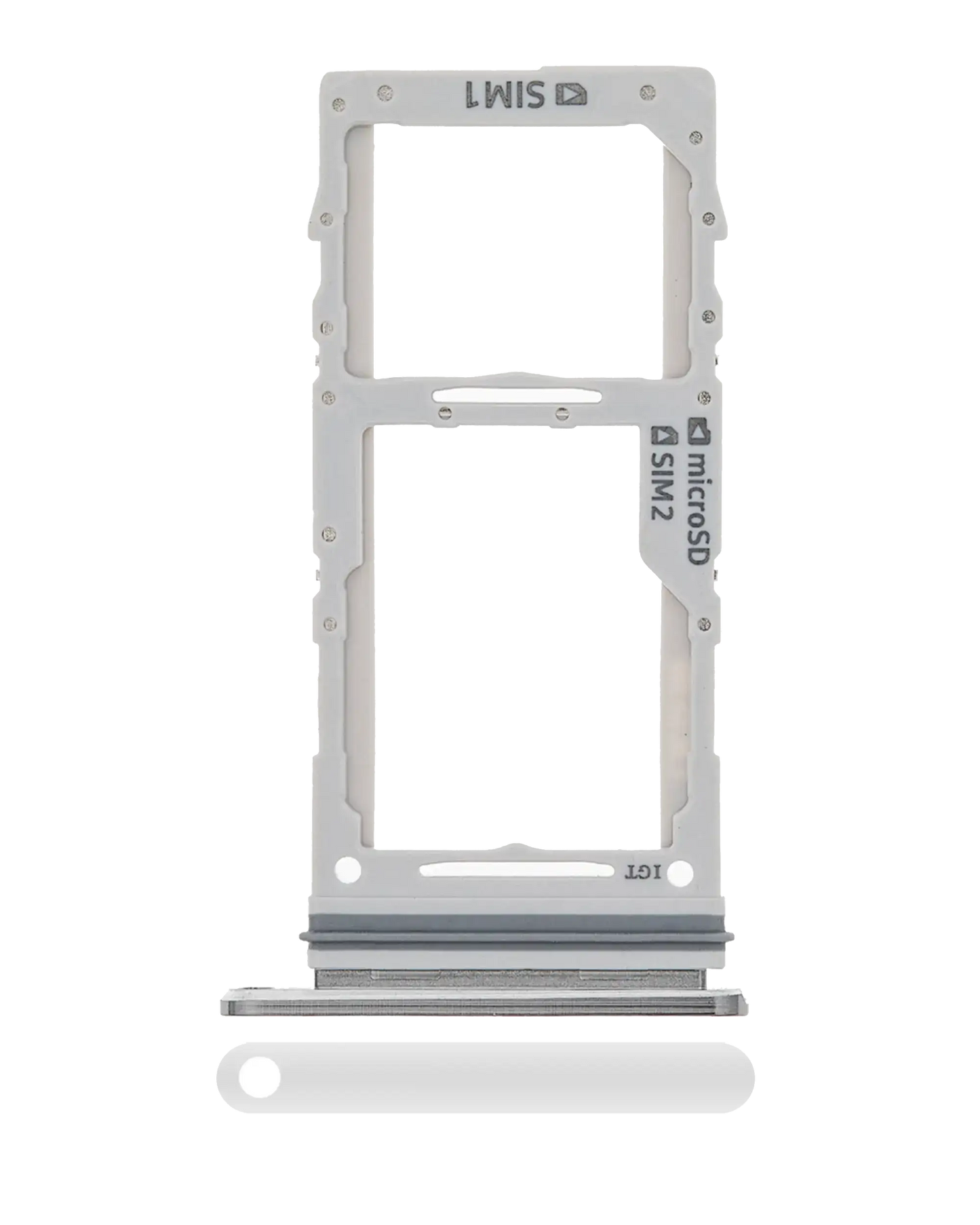 Dual Sim Card Tray For Samsung Galaxy Note 10 Plus / 5G (Aura White)